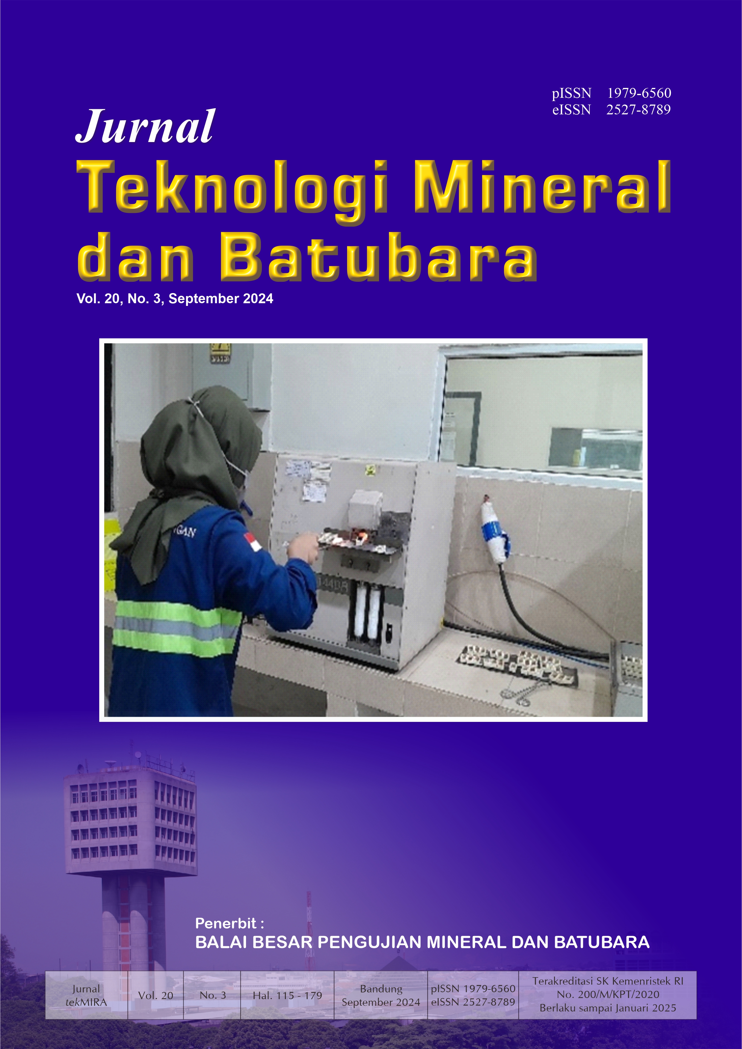 Jurnal Teknologi Mineral dan Batubara Edisi September 2024