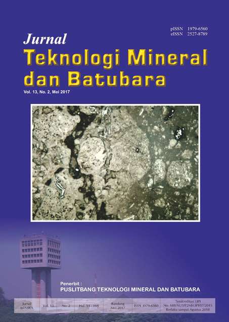 Jurnal Teknologi Mineral dan Batubara Edisi Mei 2017
