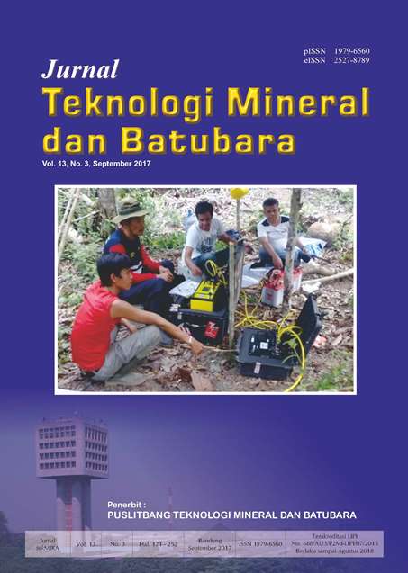 Jurnal Teknologi Mineral dan Batubara Edisi September 2017
