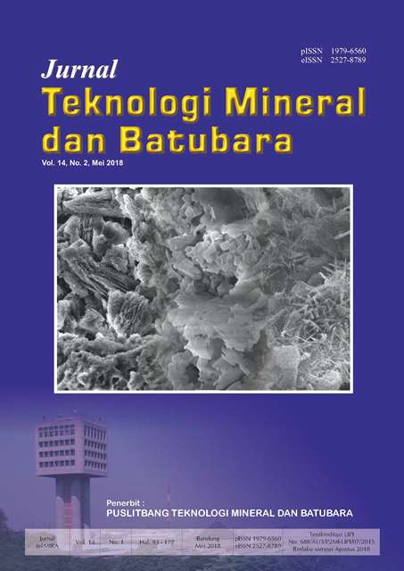Jurnal Teknologi Mineral dan Batubara Edisi Mei 2018