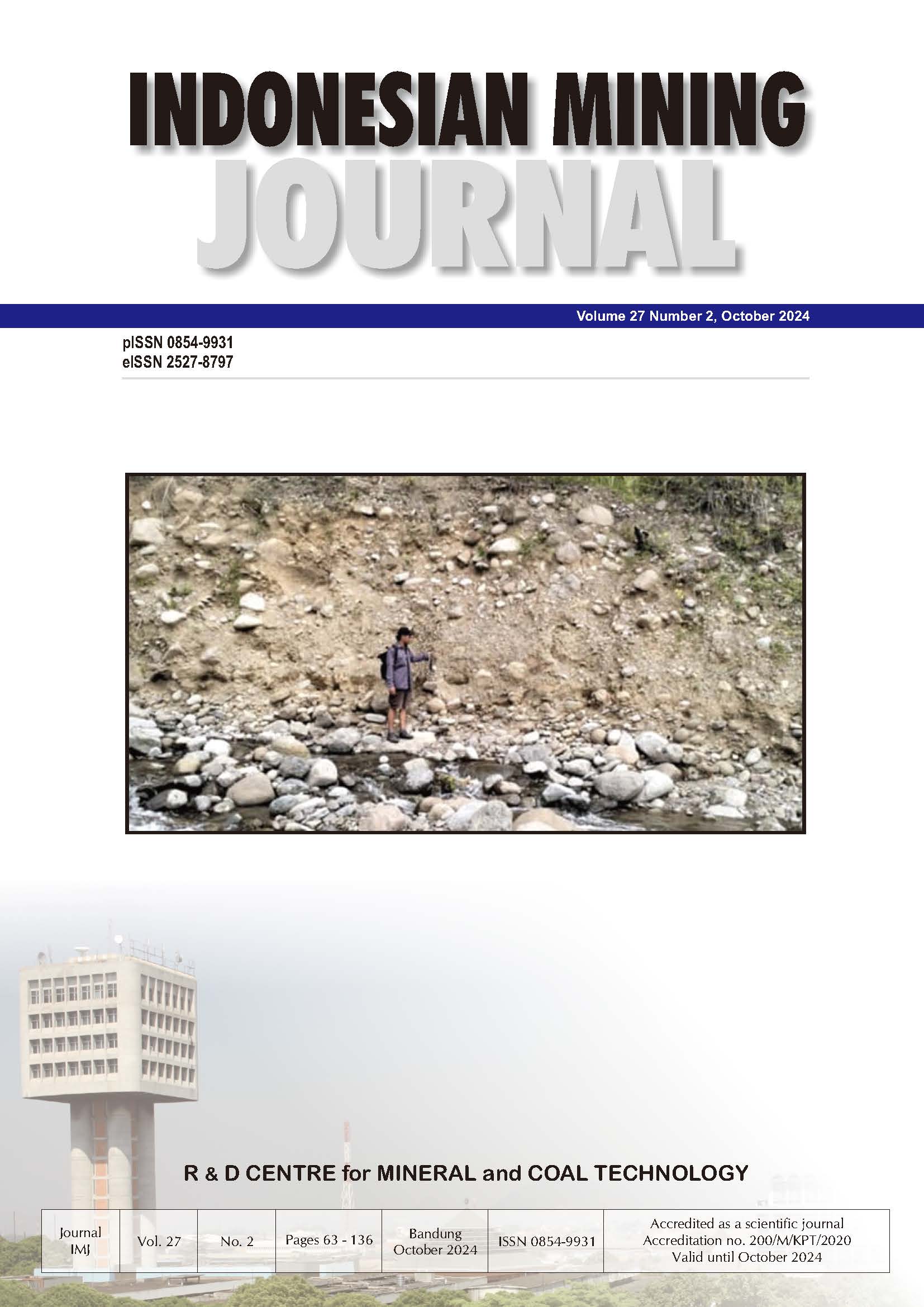 Indonesian Mining Journal Vol. 27 No. 2 October 2024