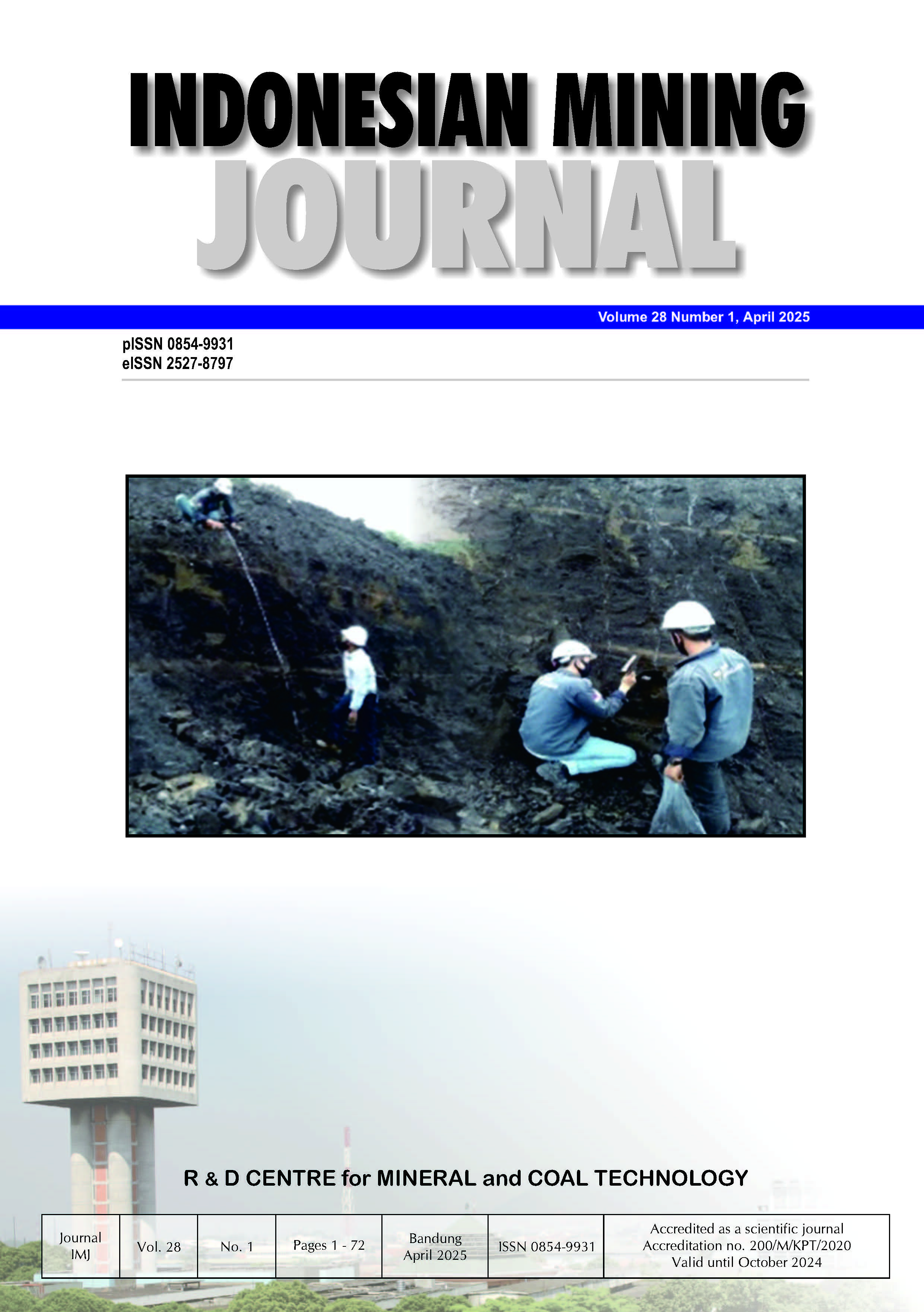 					View Vol. 28 No. 1 (2025): Indoneisan Mining Journal, April 2025
				